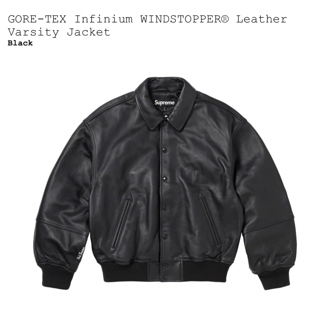 Supreme - supreme Leather Varsity Jacket XXLの通販 by osn108