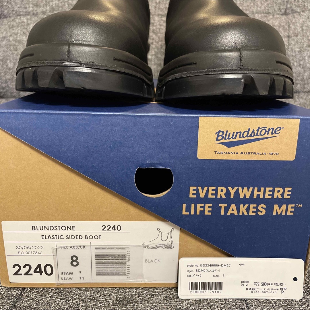 Blundstone(ブランドストーン)の【極美品】ブランドストーン  サイドゴアブーツ UK8 ブラック 2240 メンズの靴/シューズ(ブーツ)の商品写真