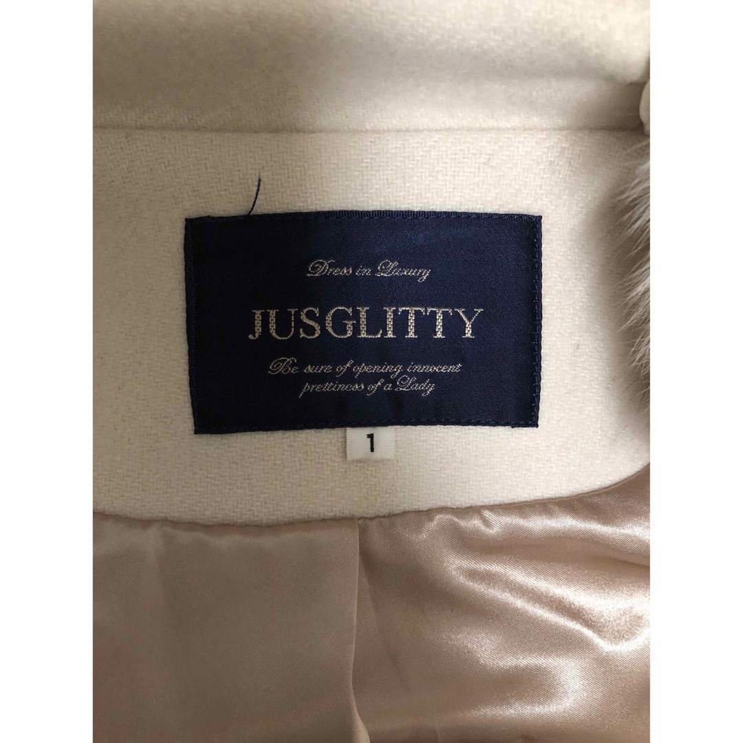 JUSGLITTY(ジャスグリッティー)のダッフルコート最終値下げ レディースのジャケット/アウター(ダッフルコート)の商品写真
