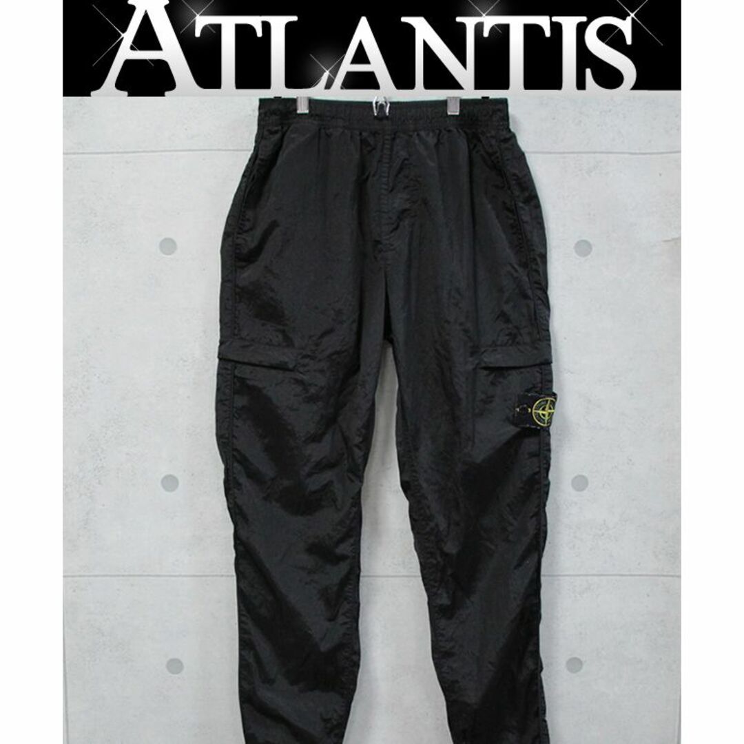 STONE ISLAND - ストーンアイランド STONE ISLAND カーゴパンツ 黒