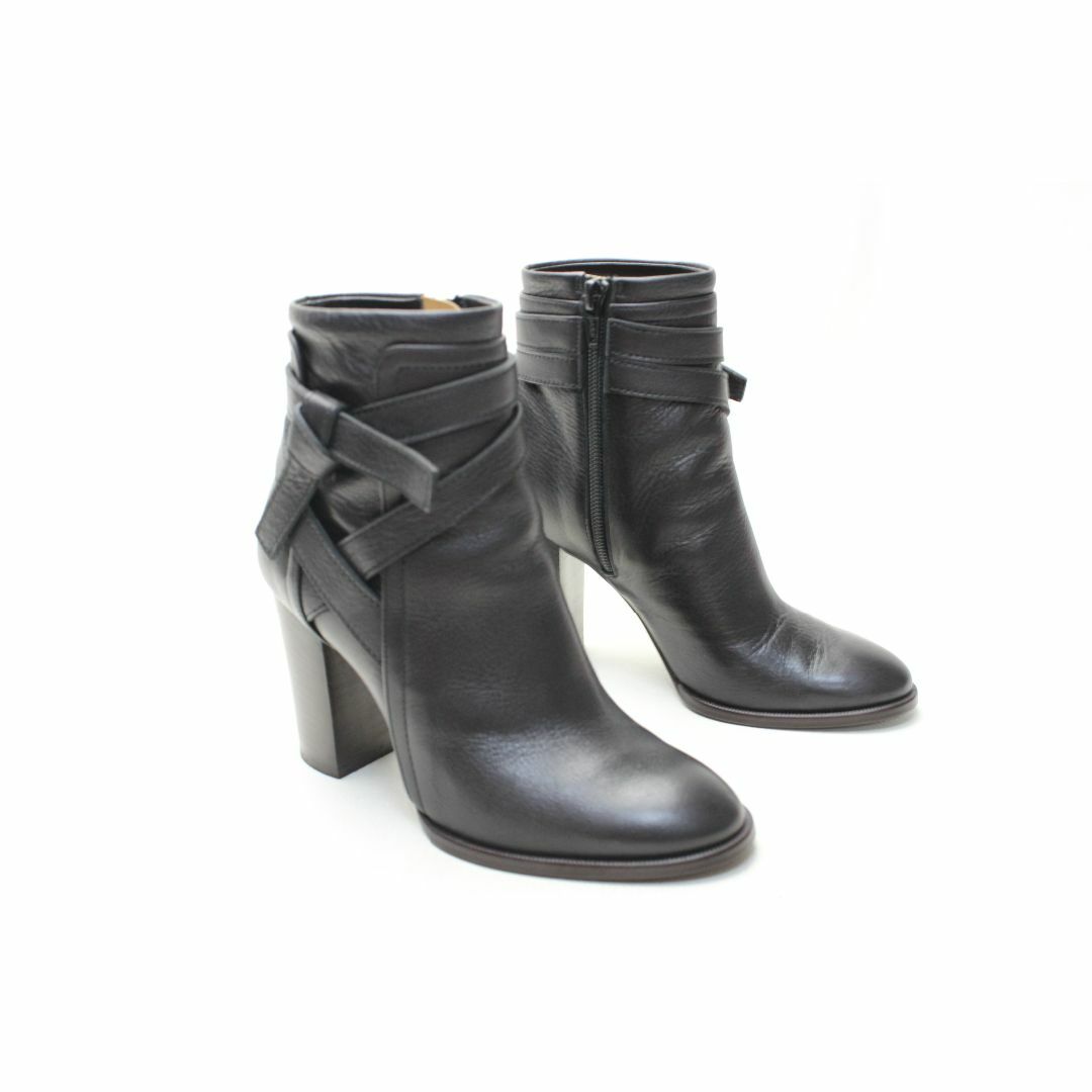 DIANA(ダイアナ)のDIANA ダイアナ 本革ベルトデザインブーツ(22.5ｃｍ)超美品 レディースの靴/シューズ(ブーツ)の商品写真