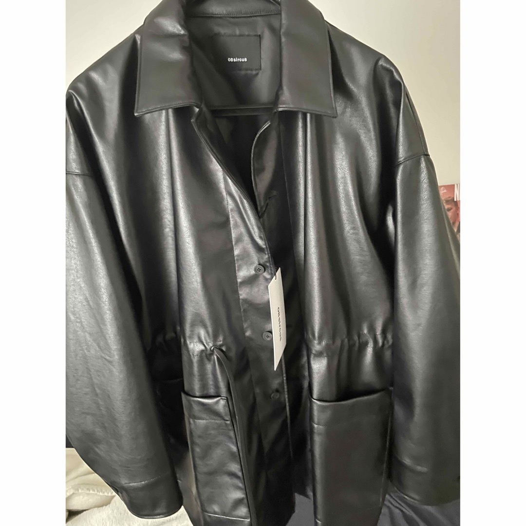 08sircus - 08sircus Synthetic leather coverall の通販 by PO 08sircus - 08sircus Synthetic leather coverall の通販 by PO