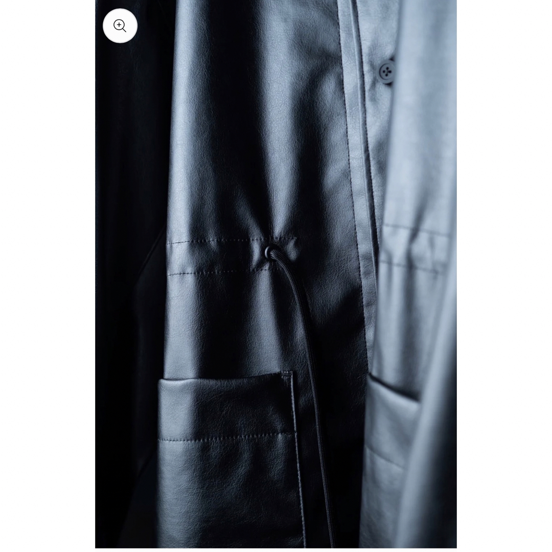 08sircus(ゼロエイトサーカス)の08sircus Synthetic leather coverall  メンズのジャケット/アウター(レザージャケット)の商品写真