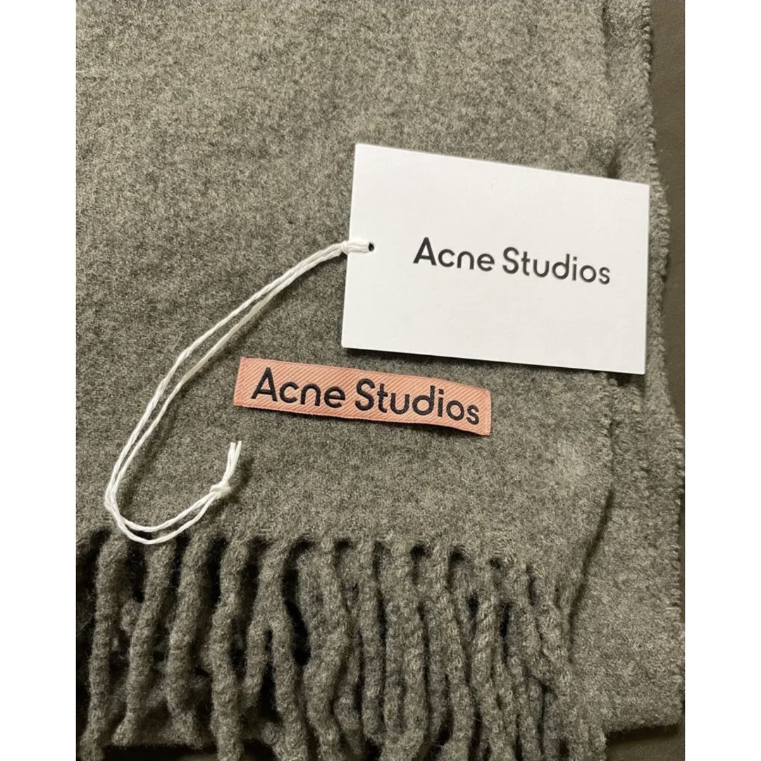 美品 AcneStudios 2022AWフリンジスカーフ