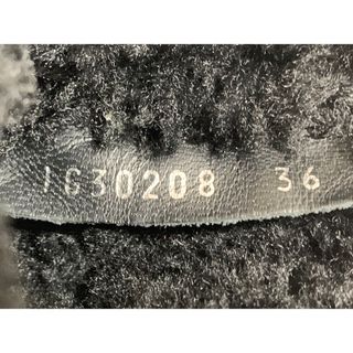 希少 美品 シャネル G30208 ココマーク ステッチ ムートン ブーツ 36