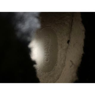 希少 美品 シャネル G30208 ココマーク ステッチ ムートン ブーツ 36