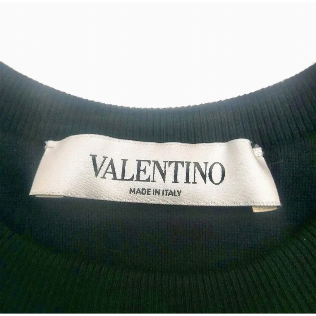 VALENTINO(ヴァレンティノ)の専用　VALENTINO★ヴァレンティノVロゴスエットドレス★ワンピースXS レディースのワンピース(ロングワンピース/マキシワンピース)の商品写真