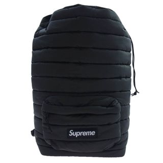 シュプリーム(Supreme)のSupreme シュプリーム バックパック 22AW × PERTEX パーテックス Puffer Backpack パファー バックパック リュック バッグ ボックスロゴ チャコール系【極上美品】【中古】(バッグパック/リュック)