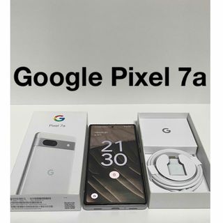 グーグルピクセル(Google Pixel)のGoogle Pixel 7a 128GB Snow ホワイト(スマートフォン本体)