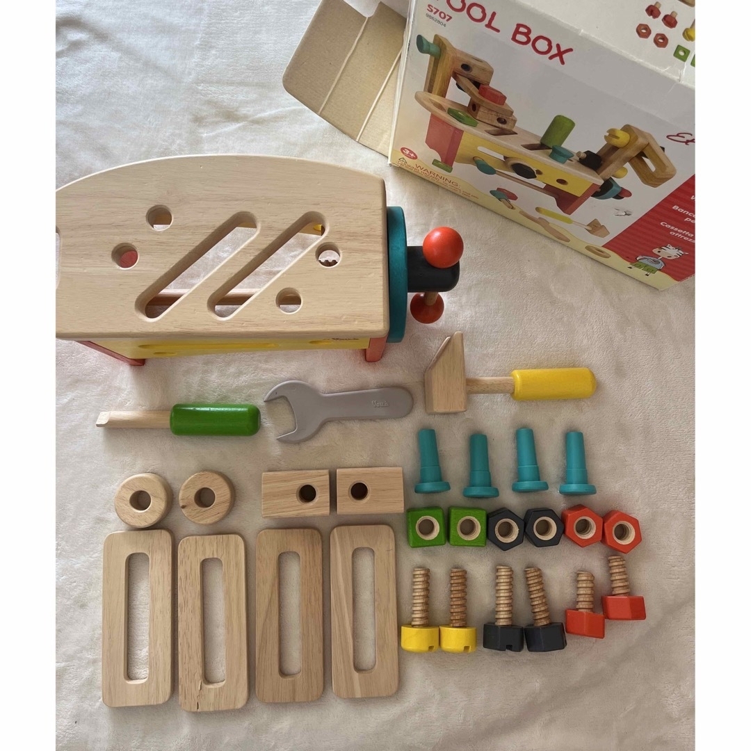 エトボイラ TOOL BOX 木製玩具　知育玩具　ボーネルンド | フリマアプリ ラクマ