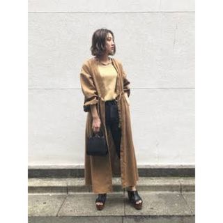 マウジー(moussy)の2WAY LINEN LONG シャツ(ロングワンピース/マキシワンピース)