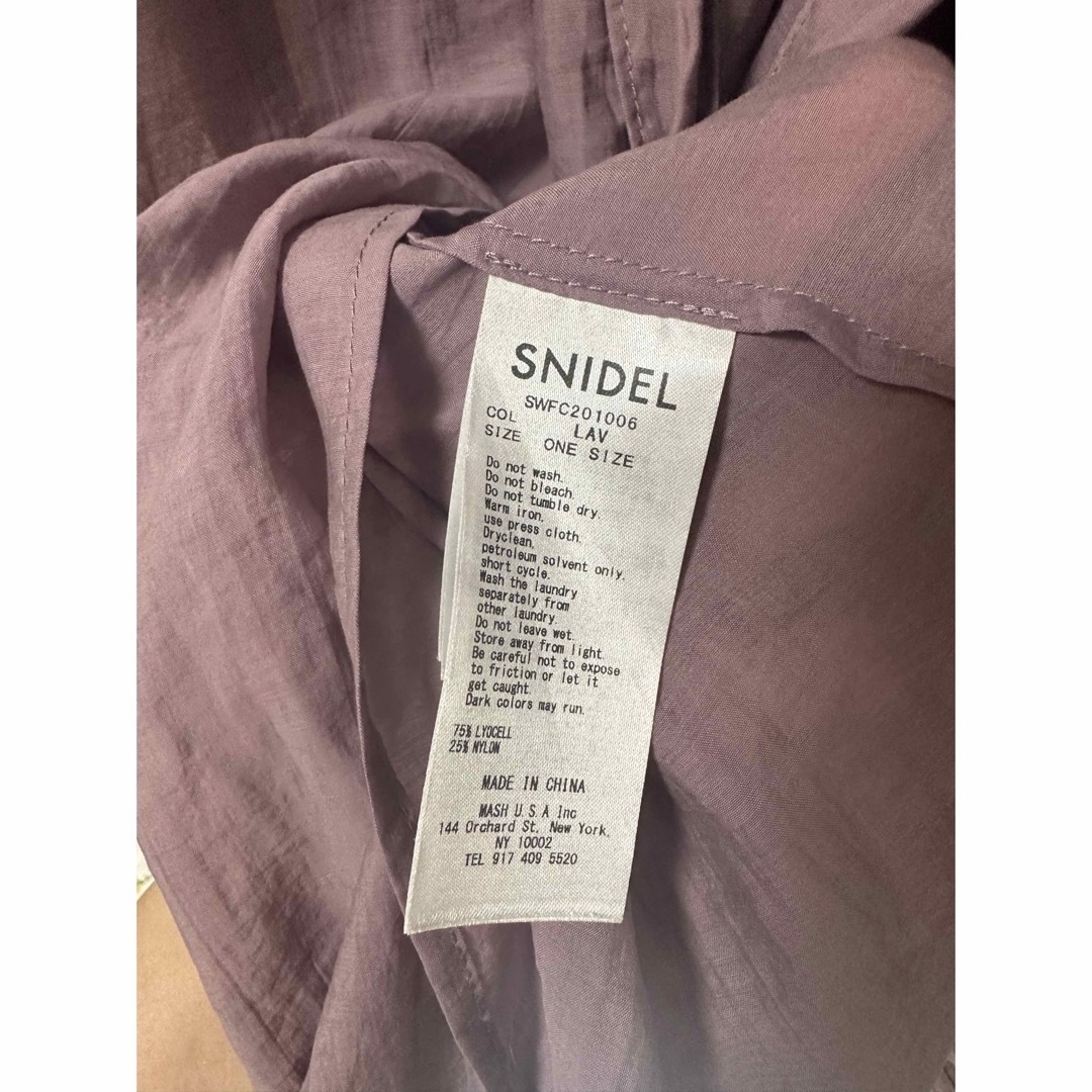 SNIDEL - SNIDEL❤️美品❤️シアートレンチコート❤️LAVの通販 SNIDEL - SNIDEL❤️美品❤️シアートレンチコート❤️LAVの通販