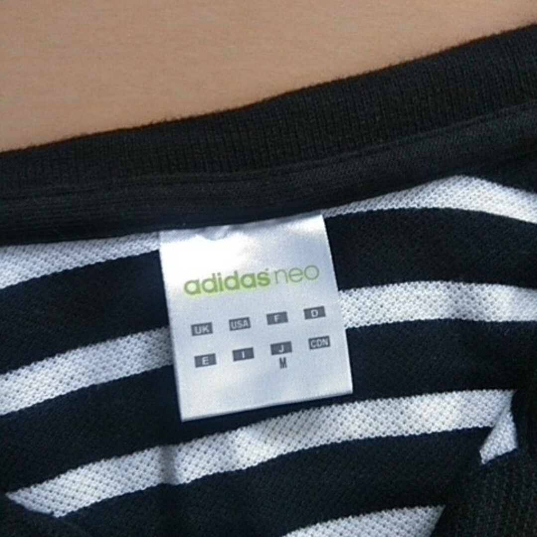 adidas(アディダス)の未使用　アディダス　ボーダー　ポロシャツ メンズのトップス(ポロシャツ)の商品写真