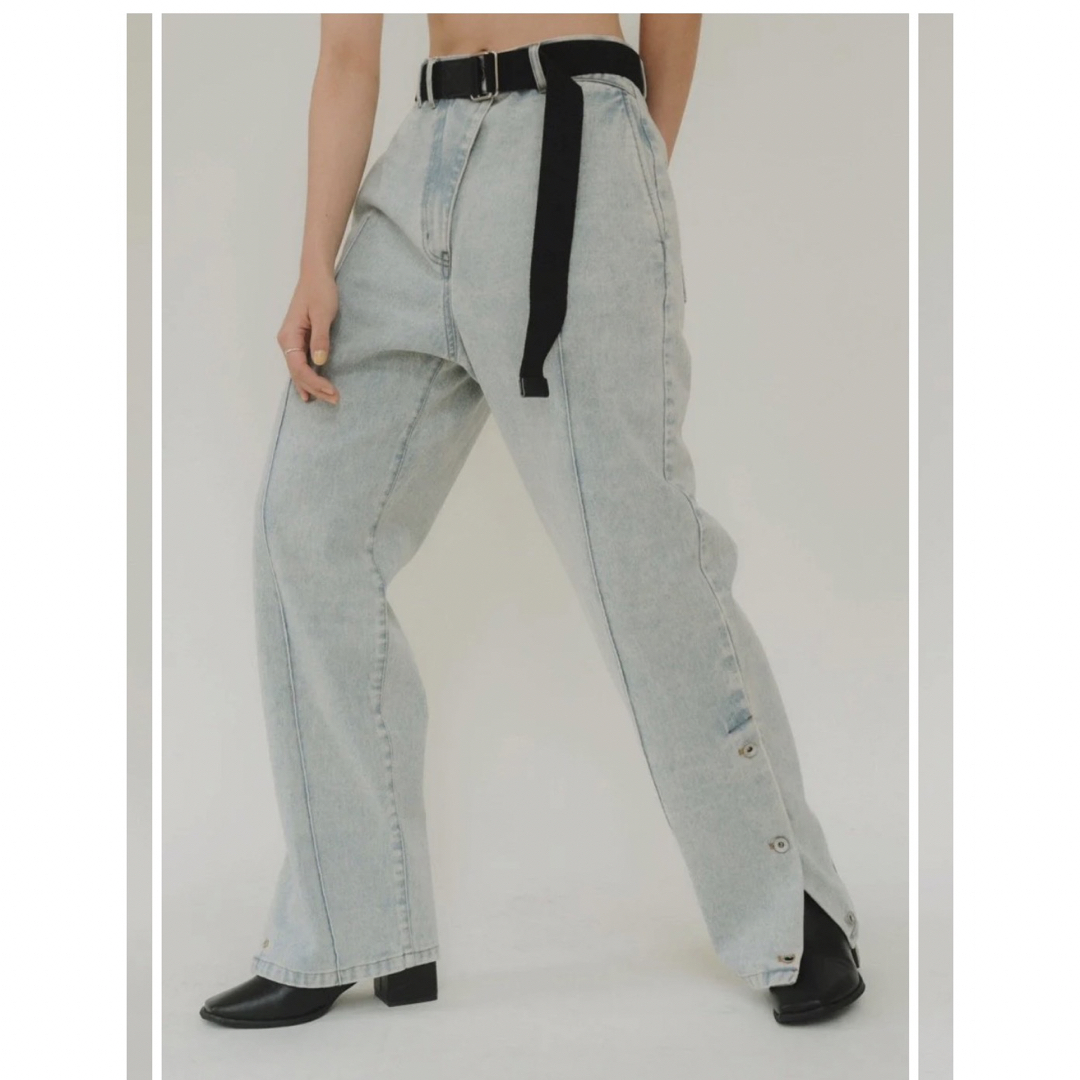 クヌースマーフ　slit belt slacks pants/denim 1