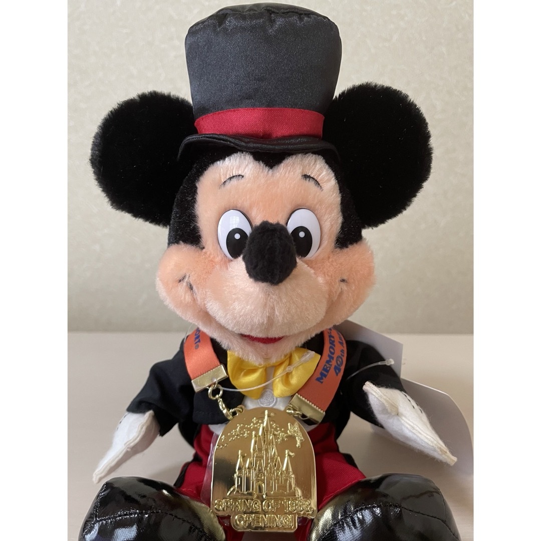 タグ付】ディズニー 40周年 メモリーゴーラウンド ミッキー ぬいぐるみ