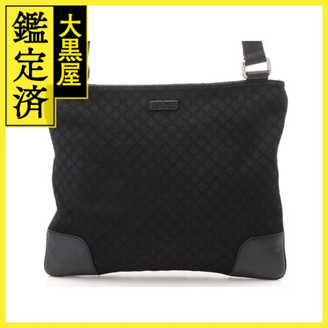 Gucci   グッチ ディアマンテ ショルダー キャンバス/レザー ブラック