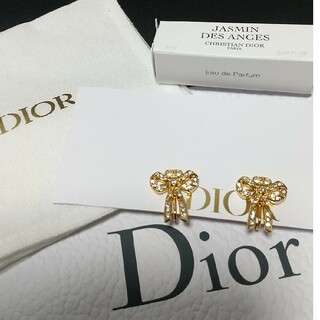 未使用 Dior J'ADIOR BEE ロゴ イヤリング【59097】