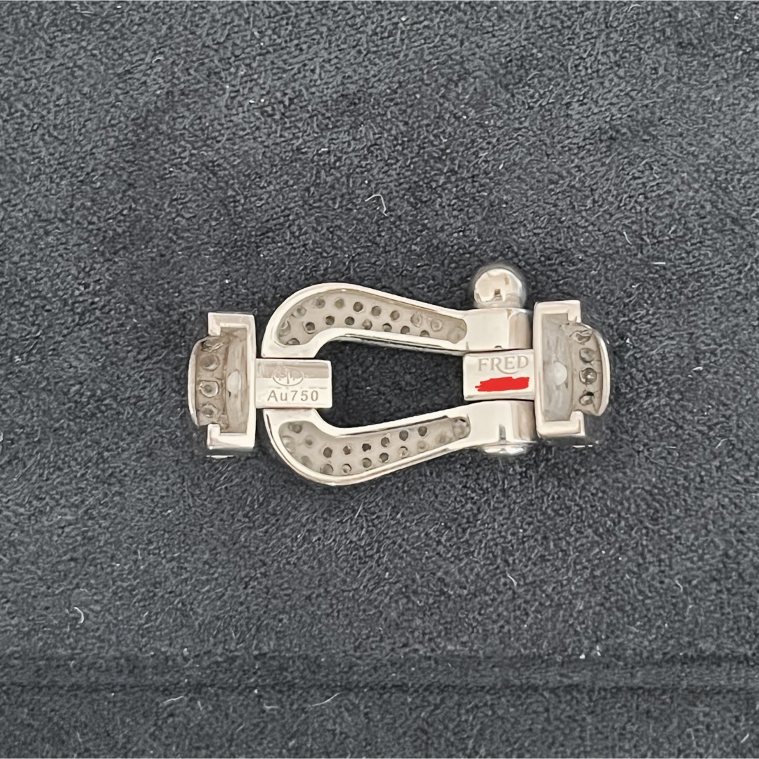 FRED(フレッド)のフレッド　フォース10 LM アフターダイヤ　ホワイトゴールド メンズのアクセサリー(ブレスレット)の商品写真