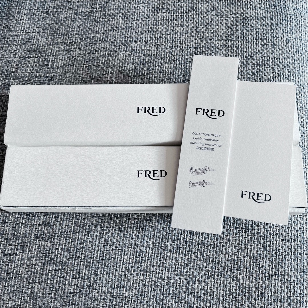 FRED(フレッド)のフレッド　フォース10 LM アフターダイヤ　ホワイトゴールド メンズのアクセサリー(ブレスレット)の商品写真