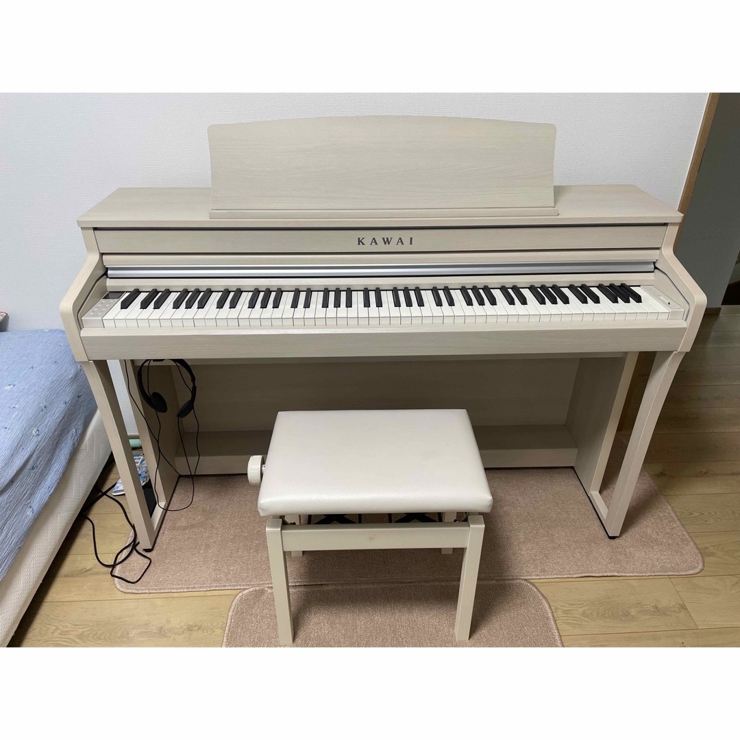 【超美品】CA49A カワイ　電子ピアノ（プレミアムホワイトメープル）5年保証付