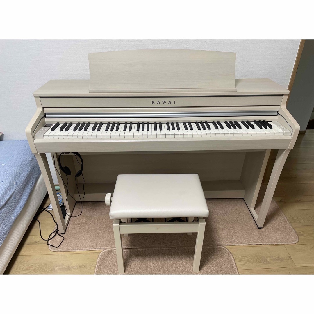 ヤマハ(ヤマハ)の【超美品】CA49A カワイ　電子ピアノ（プレミアムホワイトメープル）5年保証付 楽器の鍵盤楽器(電子ピアノ)の商品写真