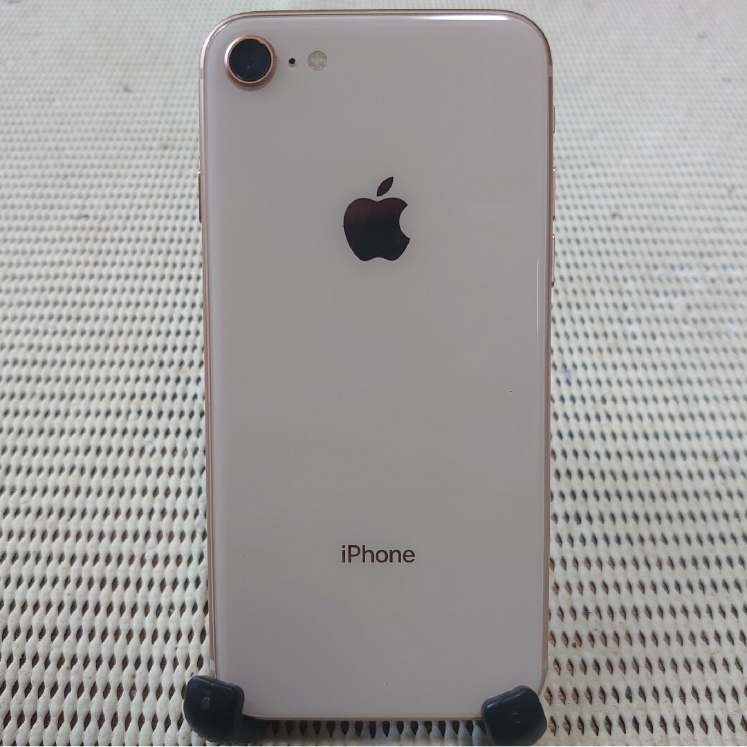 iPhone - 8799 美品SIMフリー完動品iPhone8本体256GBゴールドau判定