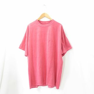 ANCELLM EMBROIDERY DAMEGED T-SHIRT(Tシャツ/カットソー(半袖/袖なし))