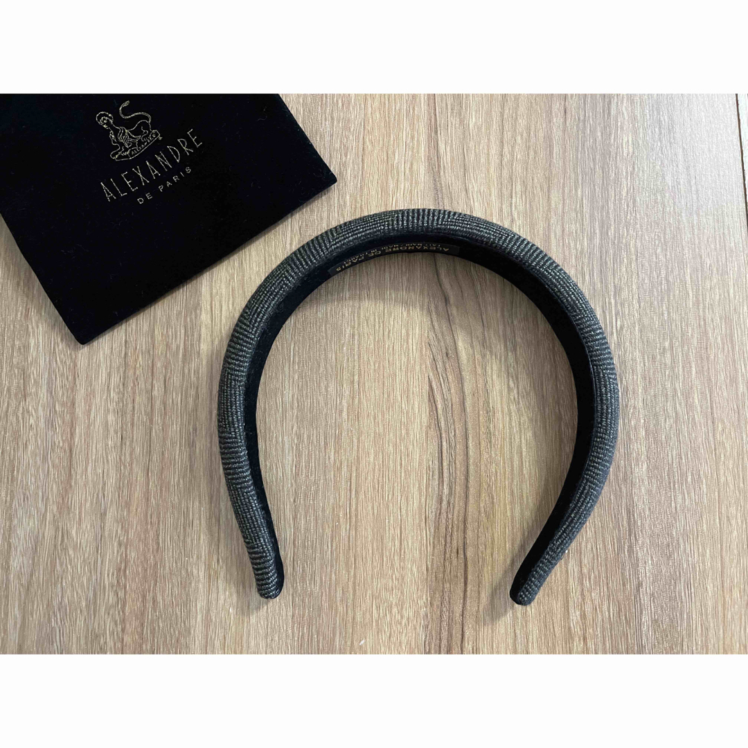 新品未使用品】アレクサンドルドゥパリ カチューシャ チェック-