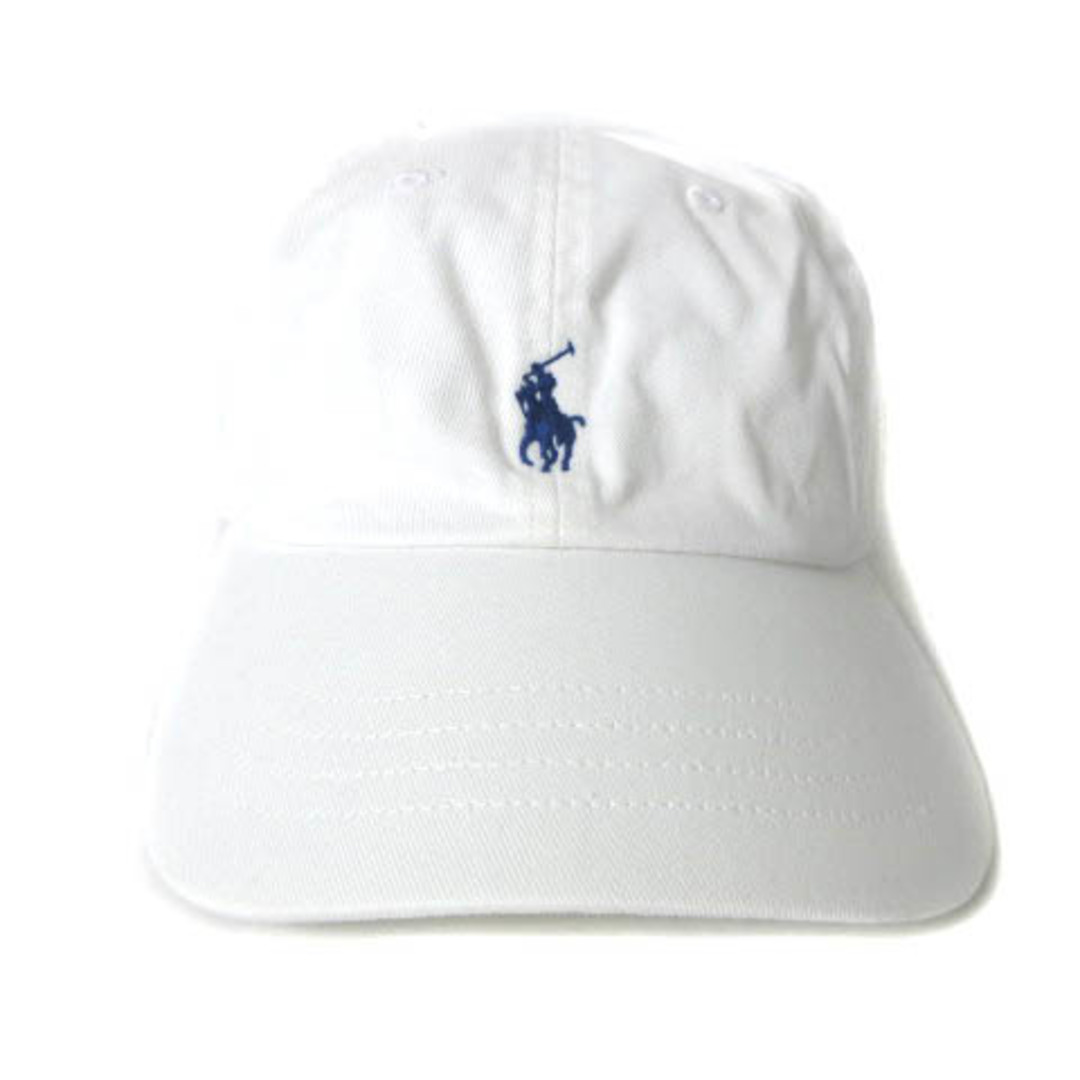 POLO RALPH LAUREN(ポロラルフローレン)のポロ ラルフローレン キャップ 帽子 ポニー 刺繍 ロゴ 白 ホワイト  メンズの帽子(キャップ)の商品写真