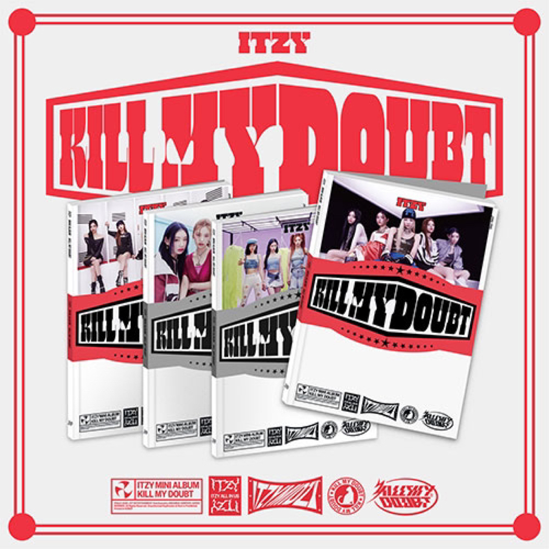 ITZY(イッチ)のITZY  KILLMYDOUBT  未開封  2冊セット エンタメ/ホビーのCD(K-POP/アジア)の商品写真