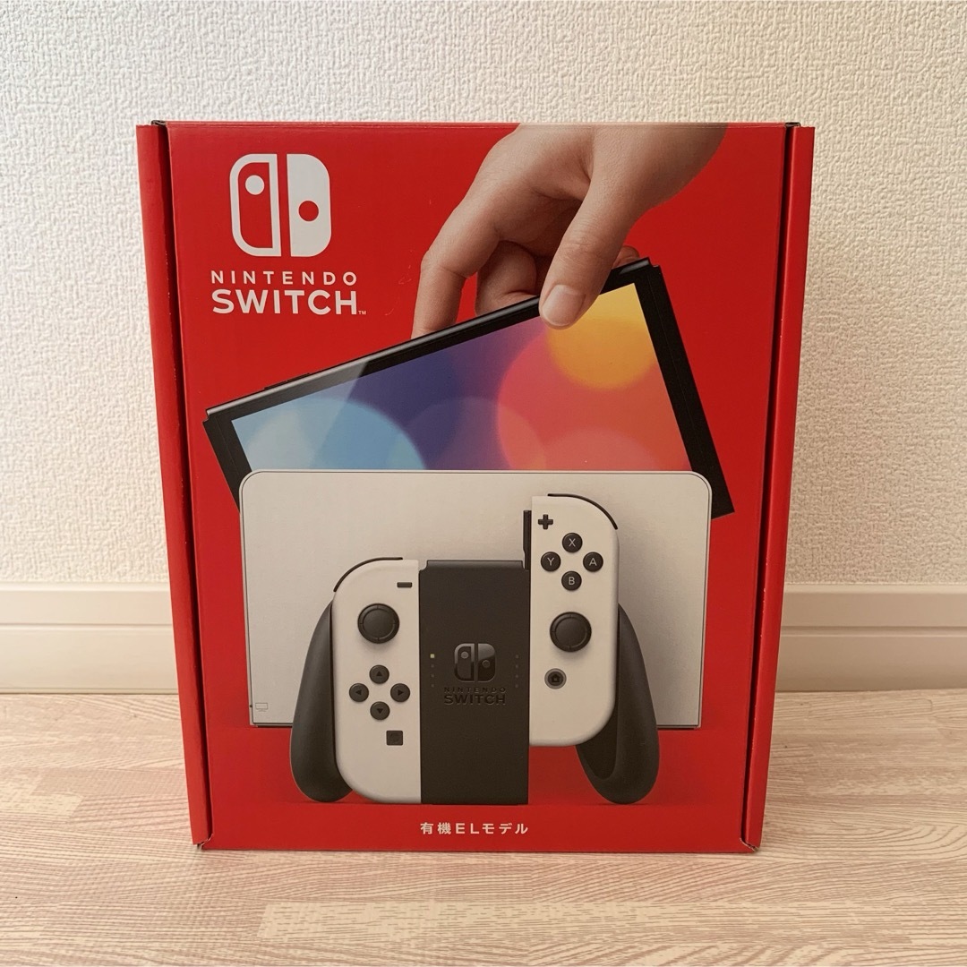 Nintendo Switch(ニンテンドースイッチ)のswitch 有機el型 空箱 ニンテンドー スイッチ 化粧箱 エンタメ/ホビーのゲームソフト/ゲーム機本体(その他)の商品写真