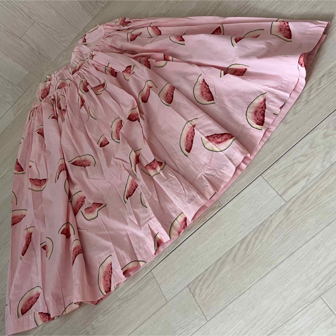 希少】ピンクハウス PINK HOUSE スイカ ロングスカート カネコイサオ 希少】ピンクハウス PINK HOUSE スイカ ロングスカート カネコイサオ