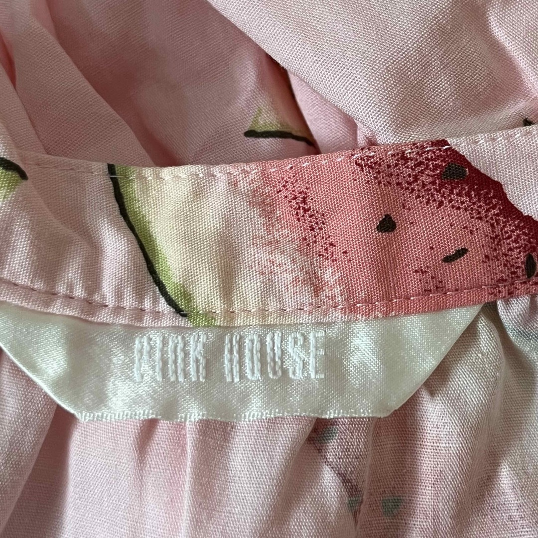 希少】ピンクハウス PINK HOUSE スイカ ロングスカート カネコイサオ 希少】ピンクハウス PINK HOUSE スイカ ロングスカート カネコイサオ
