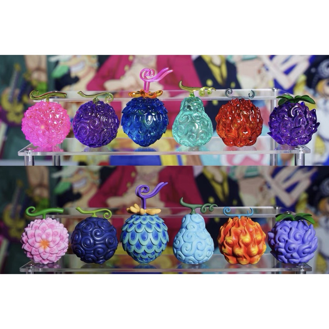 ワンピース 悪魔の実 フィギュア GK ガレージキット 6体 カラー ワンピース 悪魔の実 フィギュア GK ガレージキット 6体 カラー