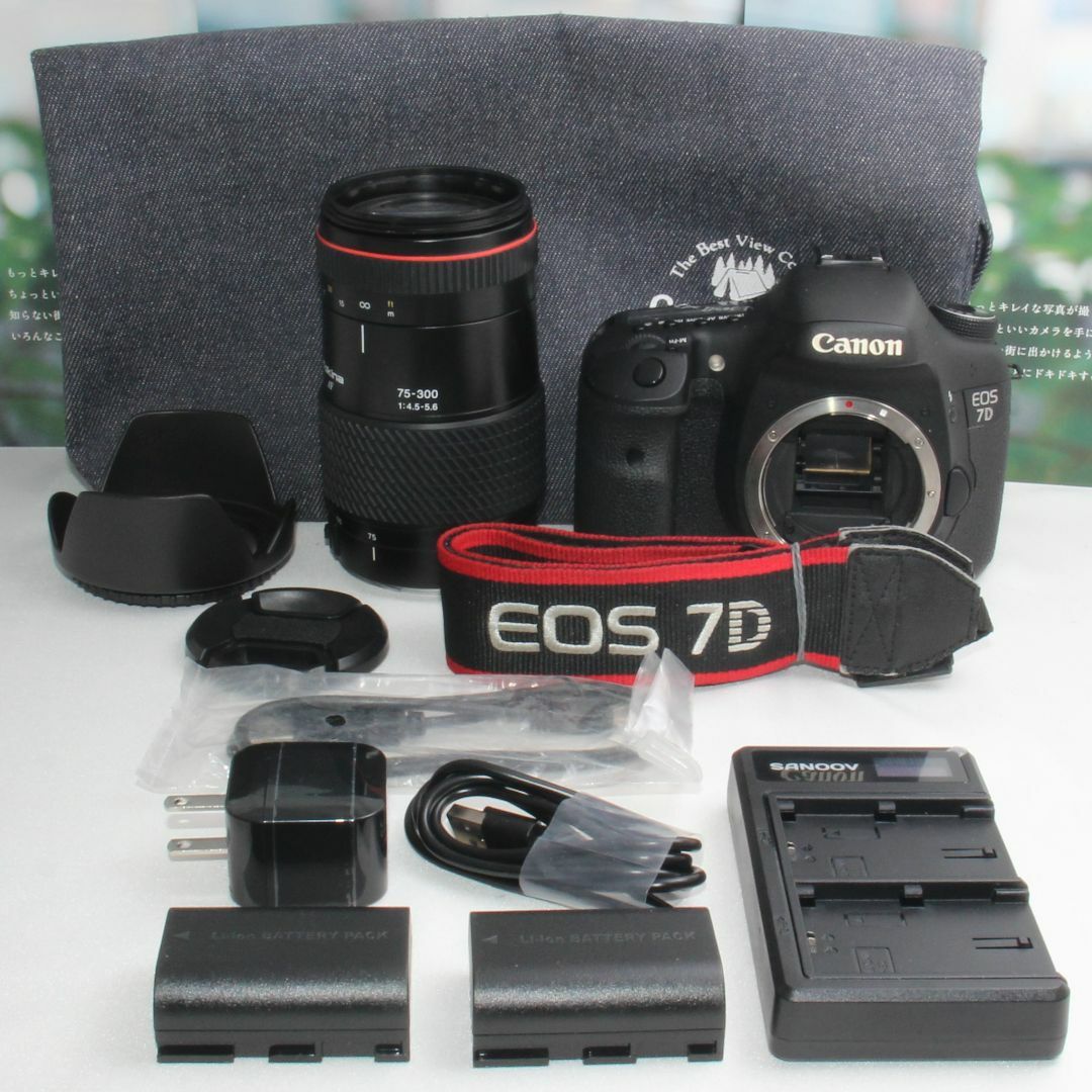 Canon - ❤️300mm 超望遠レンズ&予備バッテリー付き❤️Canon EOS 7D
