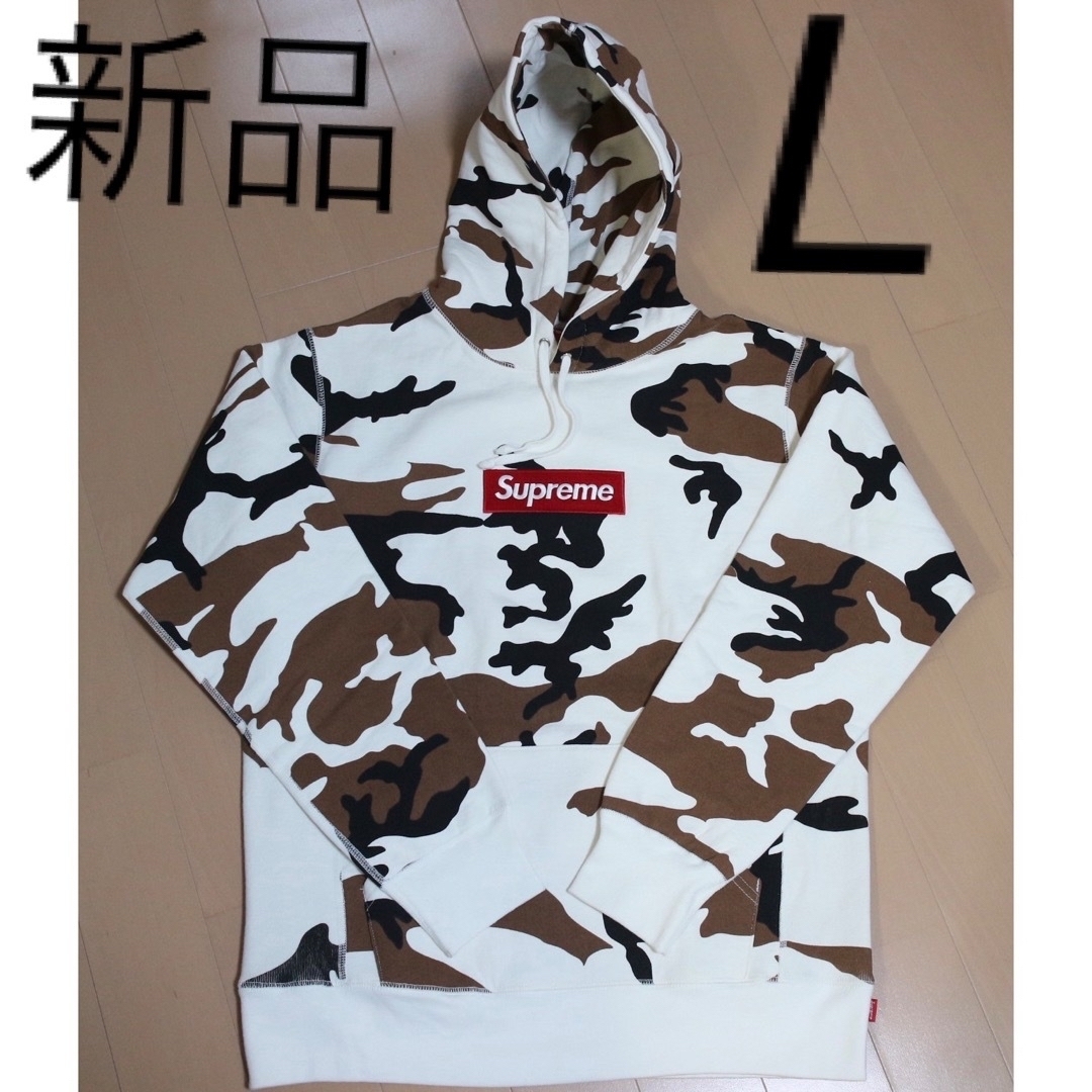 Supreme - 新品 希少 Supreme カモフラ camo パーカー Box Logoの通販