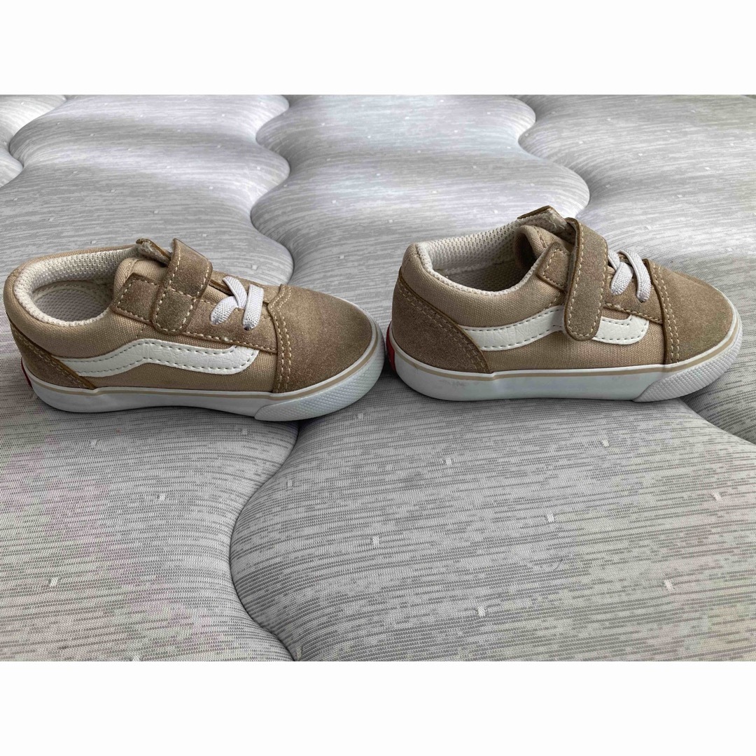 VANS(ヴァンズ)のバンズ　スニーカー　ベージュ14cm キッズ/ベビー/マタニティのベビー靴/シューズ(~14cm)(スニーカー)の商品写真