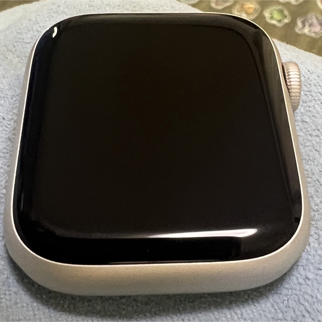 Apple Watch(アップルウォッチ)の美品　AppleWatch 7 本体 45mm バッテリー最大容量98% メンズの時計(腕時計(デジタル))の商品写真