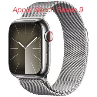 アップルウォッチ(Apple Watch)のApple Watch Series 9- 41mmシルバーステンレスケース(その他)