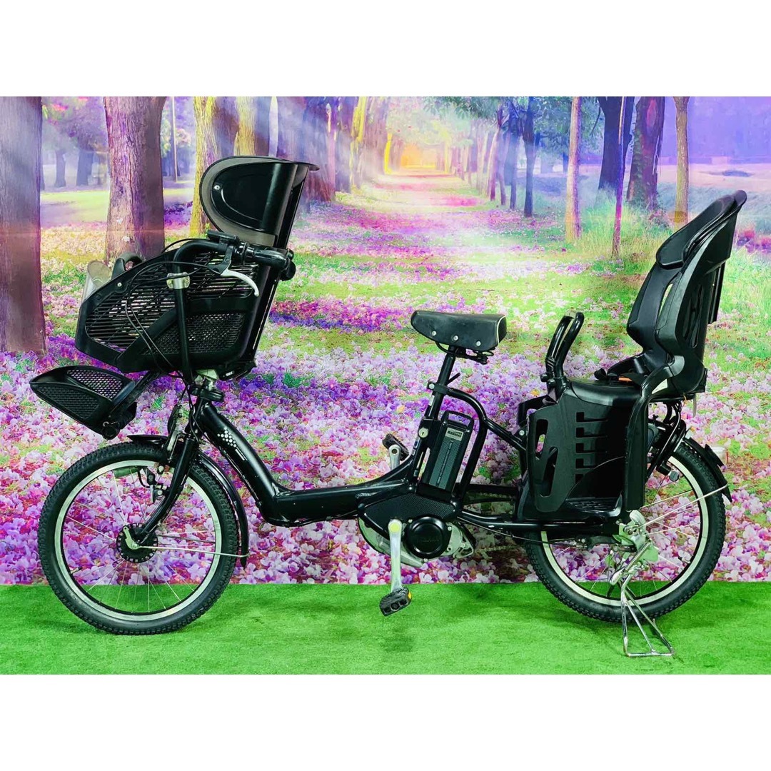 BRIDGESTONE - ☆5617子供乗せ電動アシスト自転車ブリヂストン3人乗り