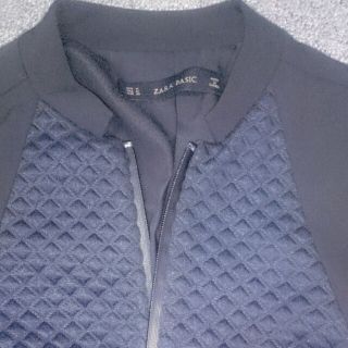 ザラ(ZARA)のZARA basic キルティングジャケットコート(ブルゾン)