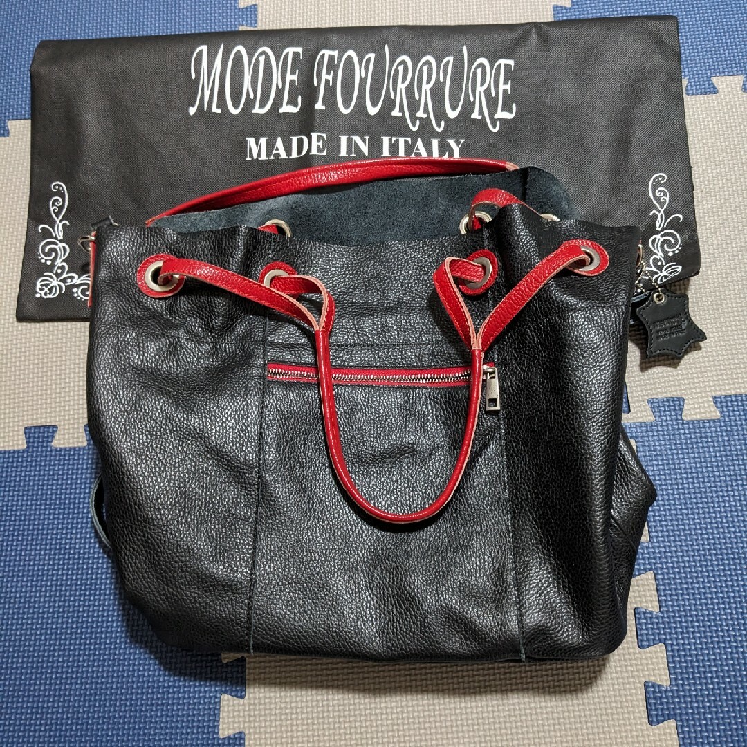 モードフルーレ MODE FOURRURE トートバッグ 本革 | フリマアプリ ラクマ