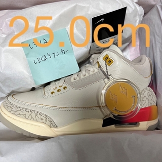 ナイキ(NIKE)の25.0cm J Balvin × Nike AirJordan3 Sunset(スニーカー)