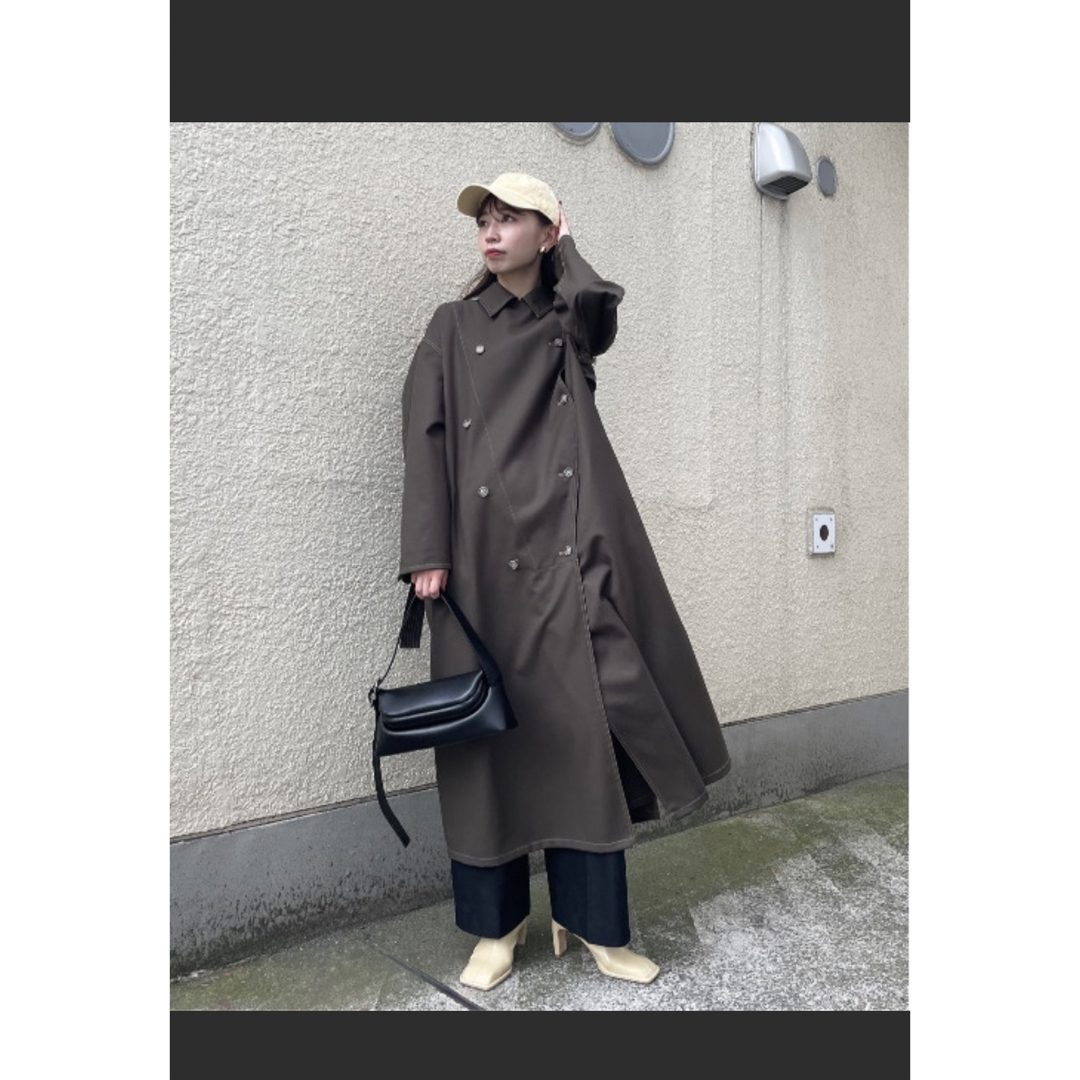 WAVE FRONT OVER COAT/ameri vintage