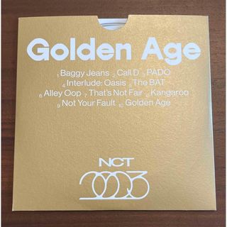 エヌシーティー(NCT)のNCT2023 Golden Age CD 未再生(K-POP/アジア)