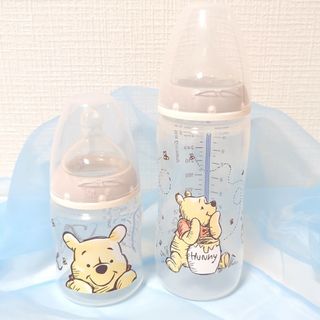 【美品】NUK プレミアムチョイス哺乳瓶 150ml/300ml くまのプーさん(哺乳ビン用乳首)