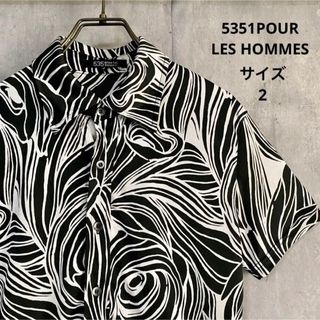 定価3万5200円 5351POUR LES HOMME 高級ライン シャツ S