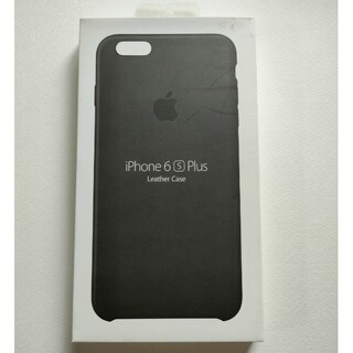 アイフォーン(iPhone)のApple iPhone 6s Plus レザーケース/ブラック(モバイルケース/カバー)