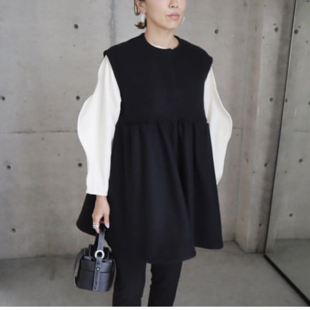 【ella】marshmallow wool touch gilet