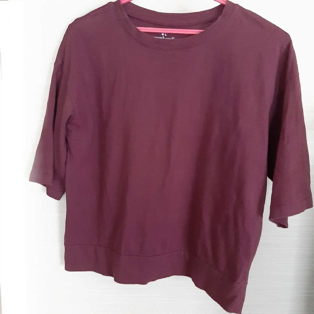 MUJI (無印良品)(ムジルシリョウヒン)の無印良品　Tシャツ　M-L レディースのトップス(Tシャツ(半袖/袖なし))の商品写真